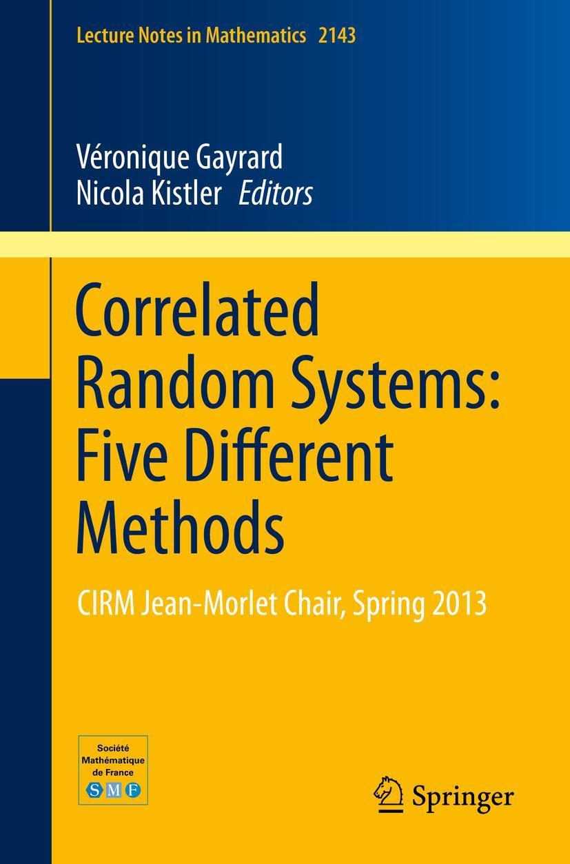 Buchcover: Correlated Random Systems: Five Different Methods