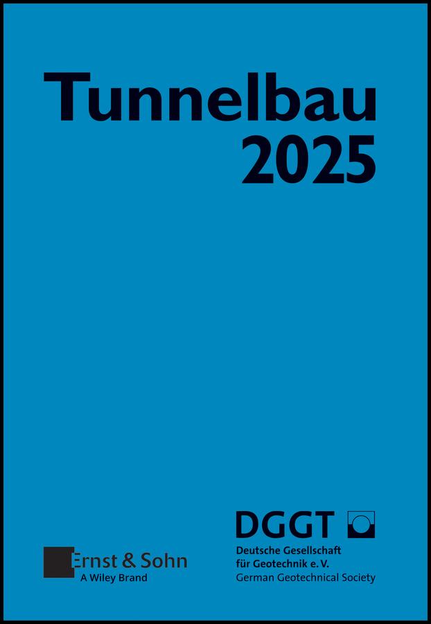 Buchcover: Taschenbuch für den Tunnelbau 2025