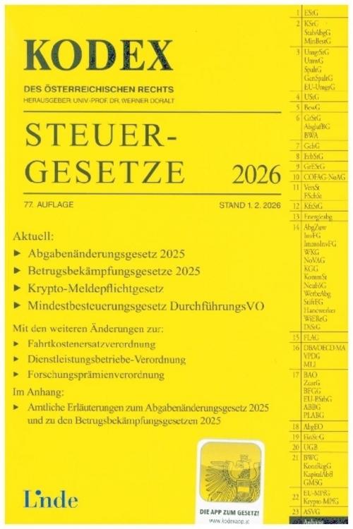 KODEX Steuergesetze 2026