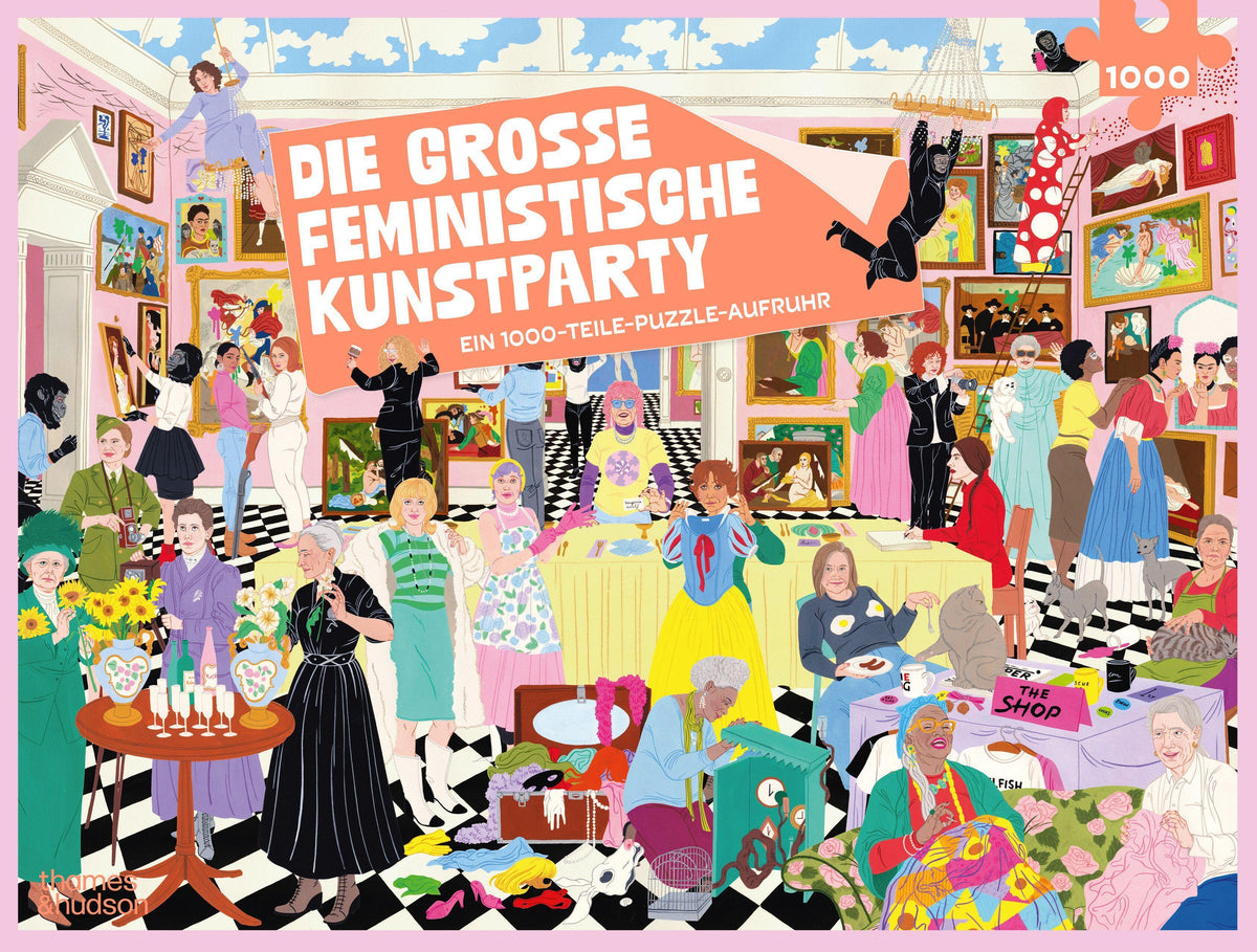 Buchcover: Die große feministische Kunstparty