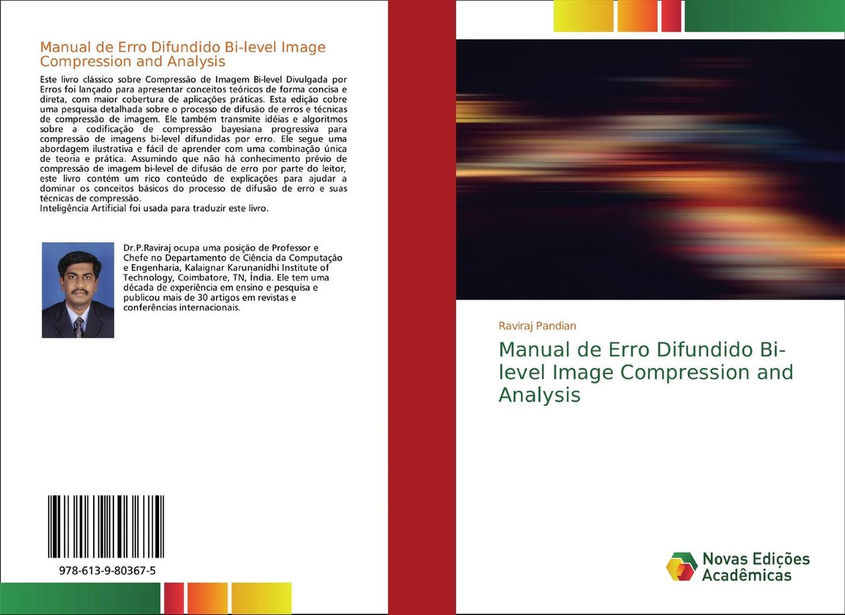 Buchcover: Manual de Erro Difundido Bi-level Image Compression and Analysis