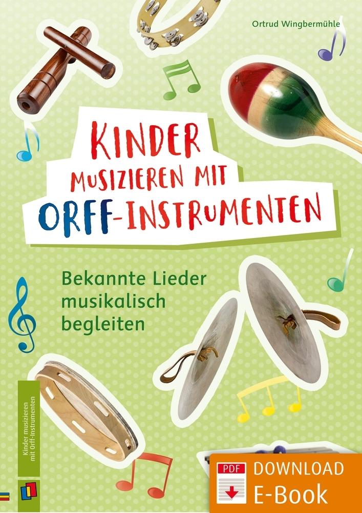 Kinder musizieren mit Orff-Instrumenten