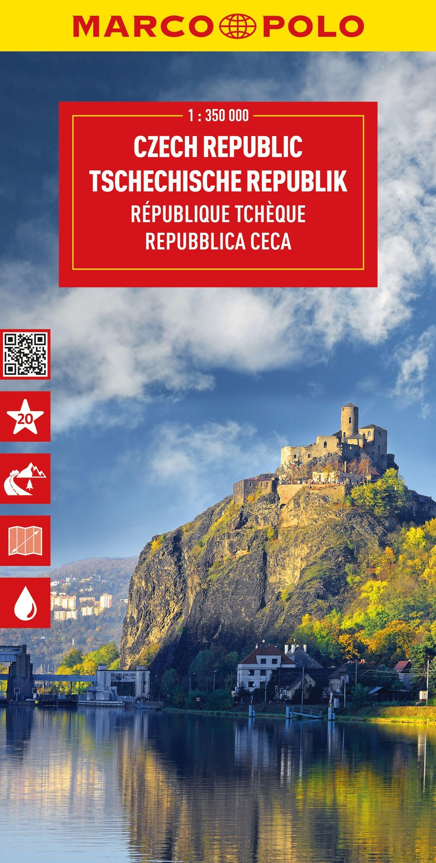 MARCO POLO Reisekarte Tschechische Republik 1:350.000