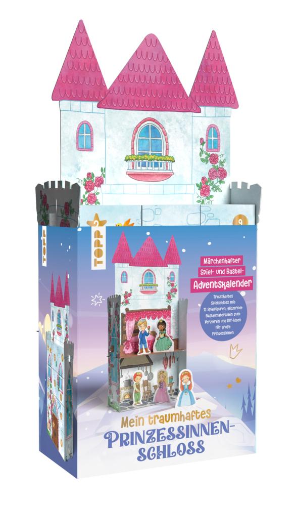 Mein traumhaftes Prinzessinnen-Schloss. Märchenhafter Spiel- und Bastel-Adventskalender