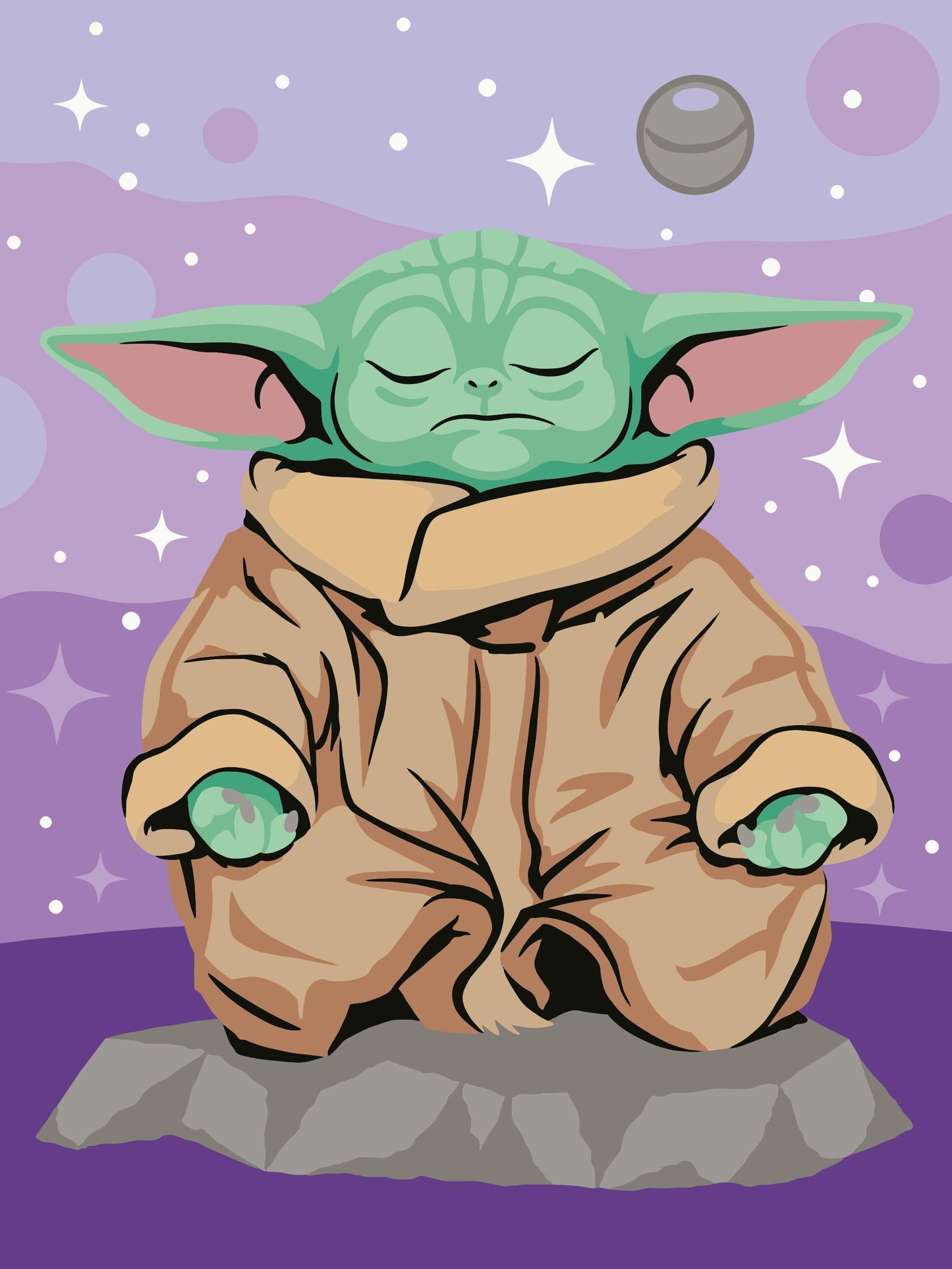 CreArt Trend - Star Wars Meditierender Grogu