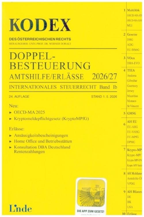 KODEX Doppelbesteuerung 2026/27