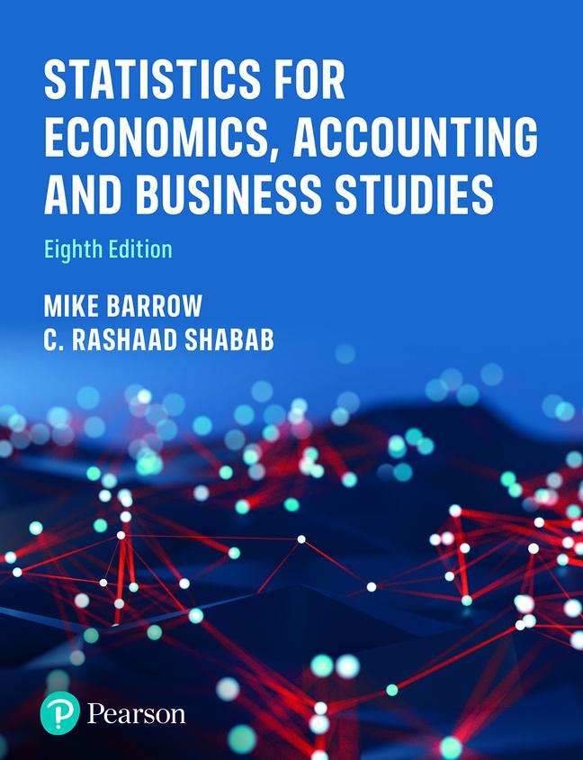 Buchcover: Statistics for Economics, Accounting and Business Studies