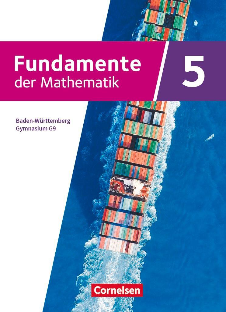 Fundamente der Mathematik 5. Schuljahr - Ausgabe Baden-Württemberg ab 2025 - Schulbuch