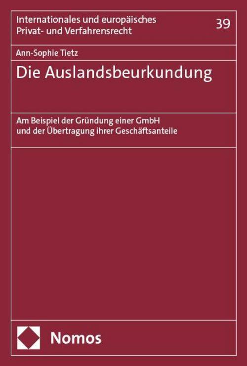 Die Auslandsbeurkundung