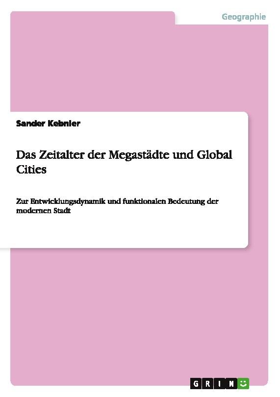 Buchcover: Das Zeitalter der Megastädte und Global Cities
