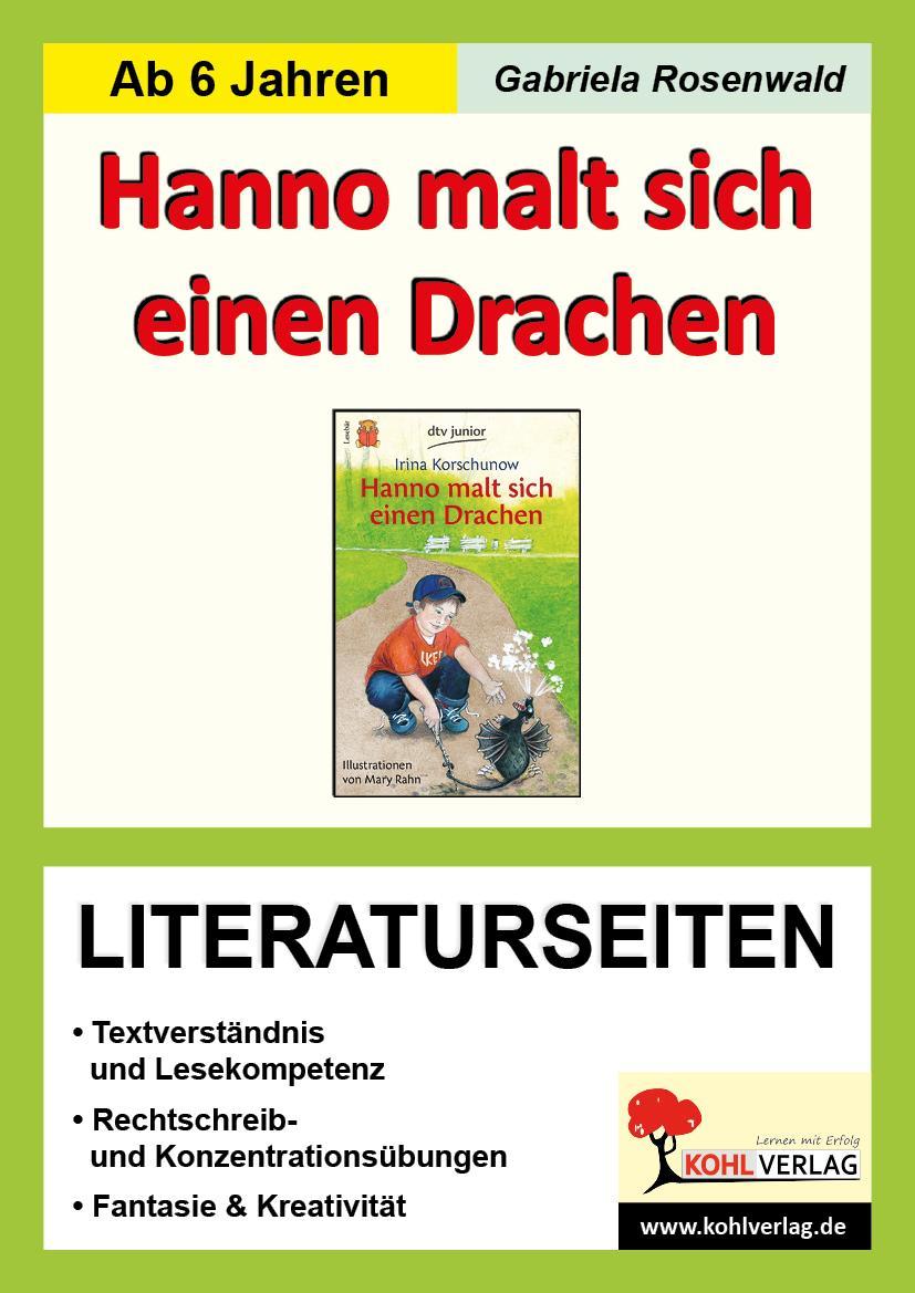 Irina Korschunow \"Hanno malt sich einen Drachen\", Literaturseiten