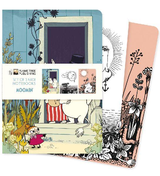Moomin Set of 3 MIDI Notebooks