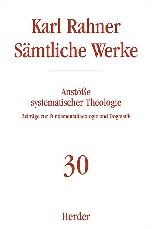 Karl Rahner Sämtliche Werke