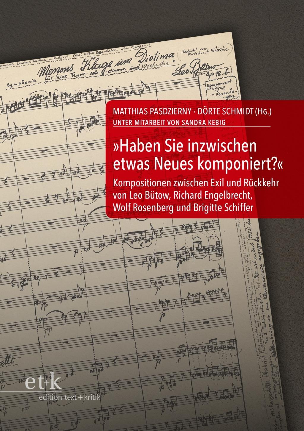 \"Haben Sie inzwischen etwas Neues komponiert?\"