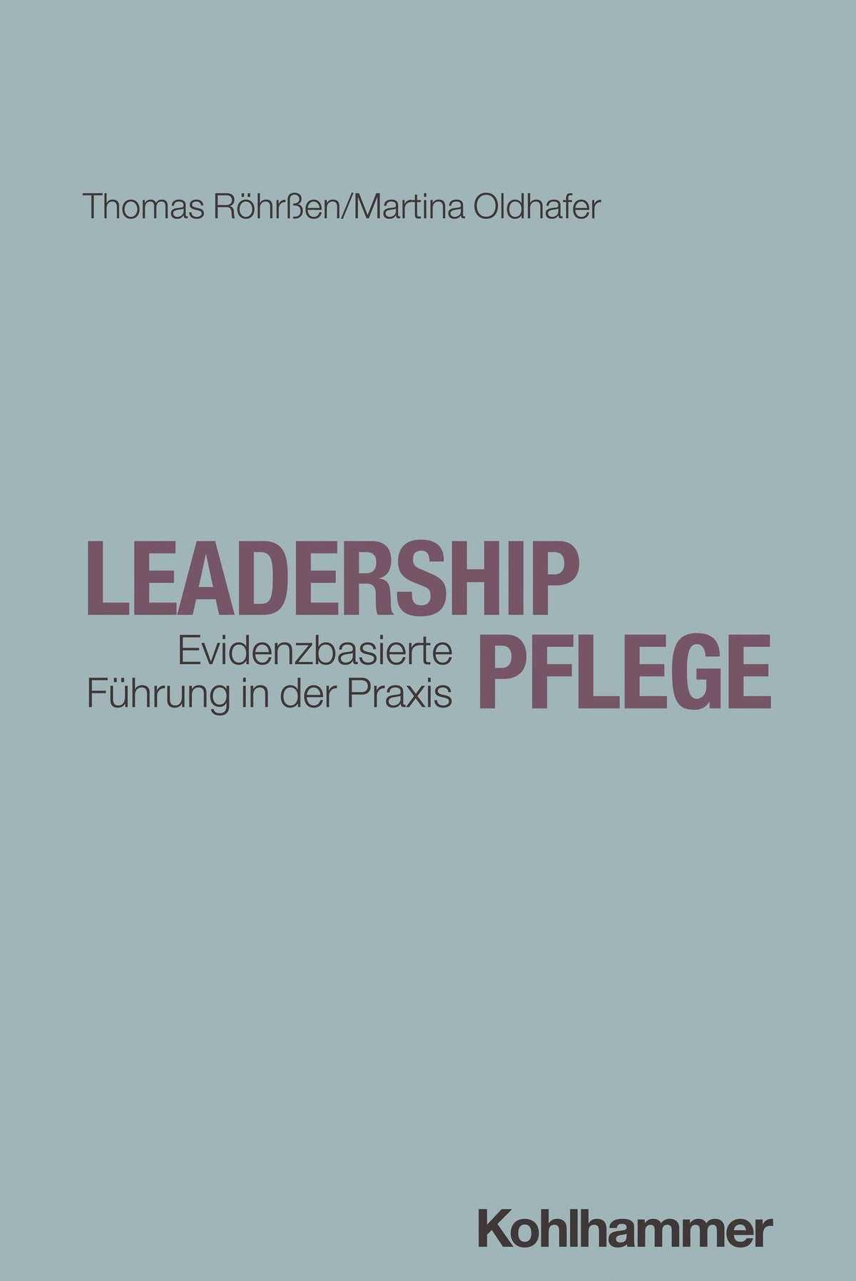 Buchcover: Leadership Pflege
