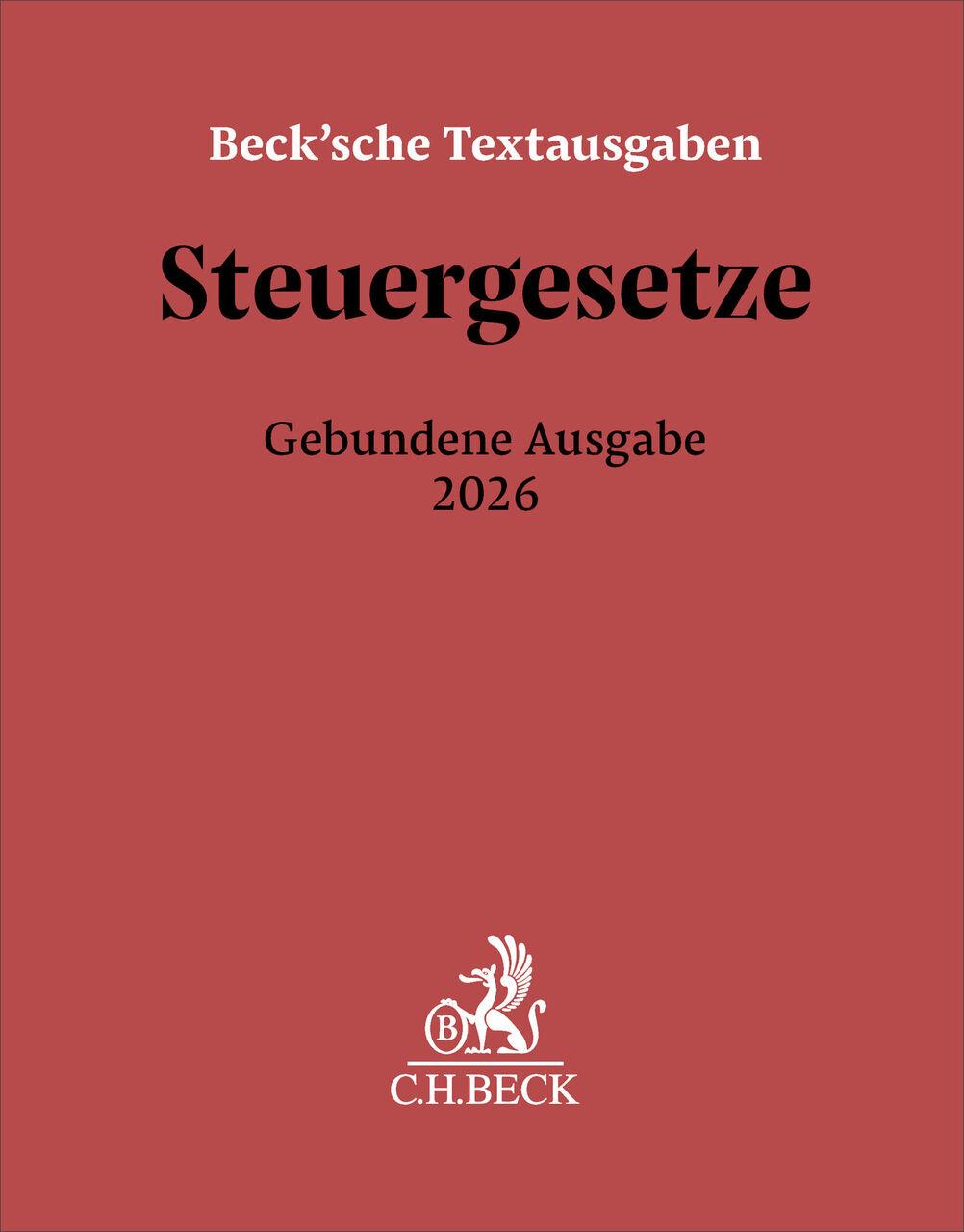 Steuergesetze Gebundene Ausgabe 2026