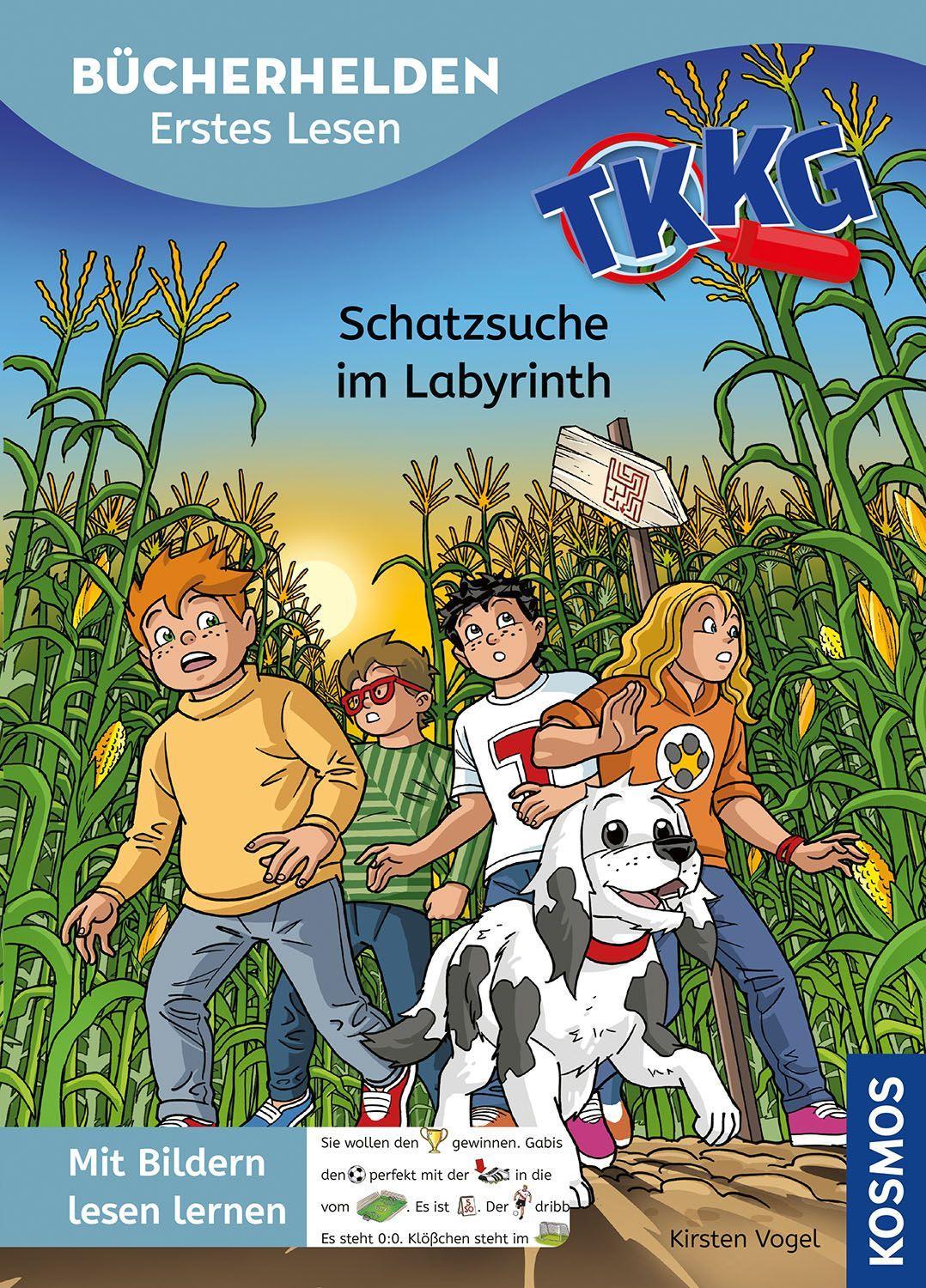 Vogel, Kirsten/TKKG Junior, Bücherhelden, Erstes Lesen, Schatzsuche im Labyrinth