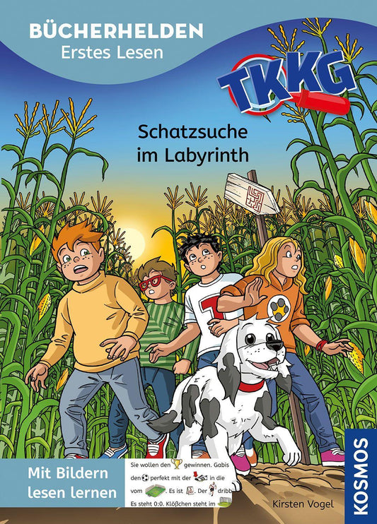 Vogel, Kirsten/TKKG Junior, Bücherhelden, Erstes Lesen, Schatzsuche im Labyrinth