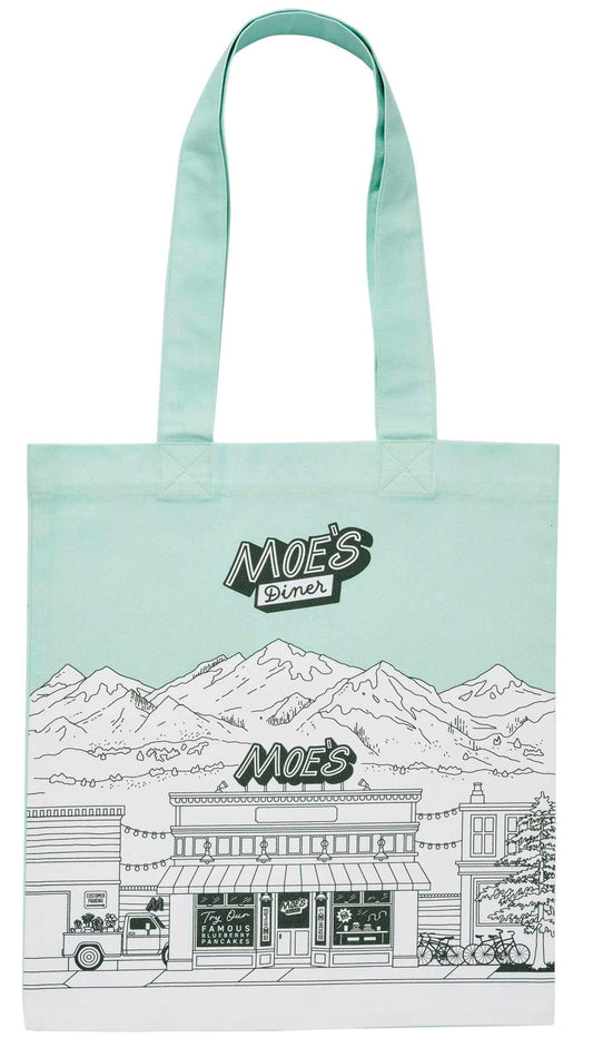 Main Street Tote Bag »Green Valley Moe's Diner«