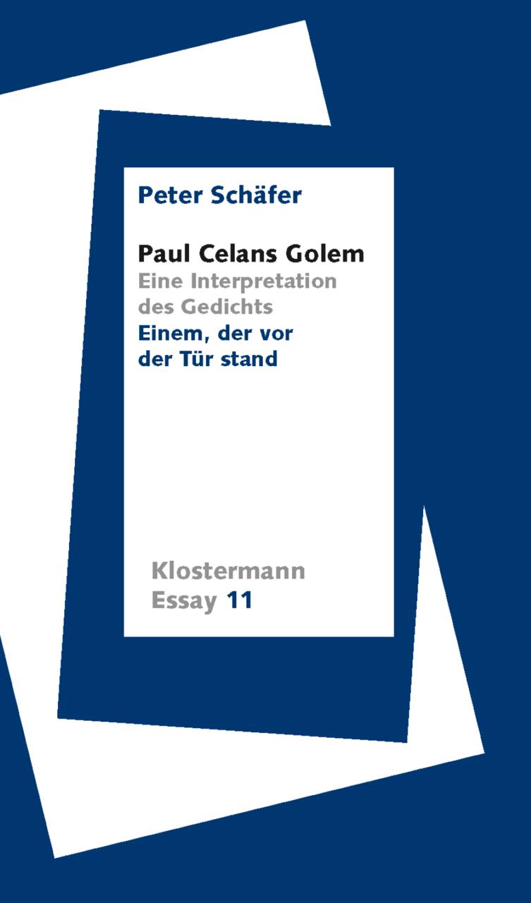 Buchcover: Paul Celans Golem