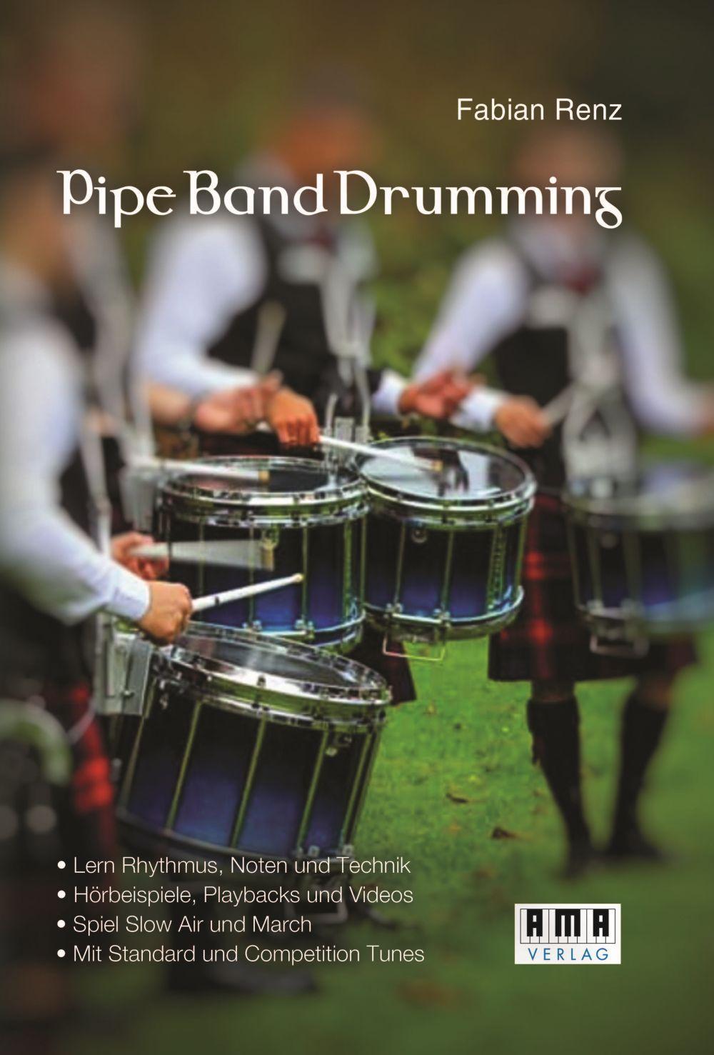 Buchcover: Pipe Band Drumming
