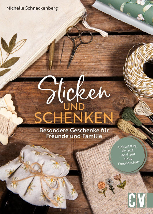 Buchcover: Sticken und schenken