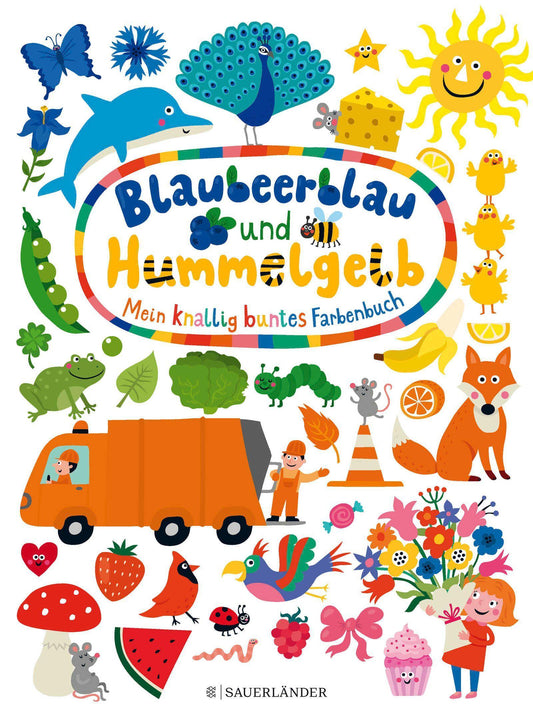 Blaubeerblau und Hummelgelb - Mein knallig buntes Farbenbuch