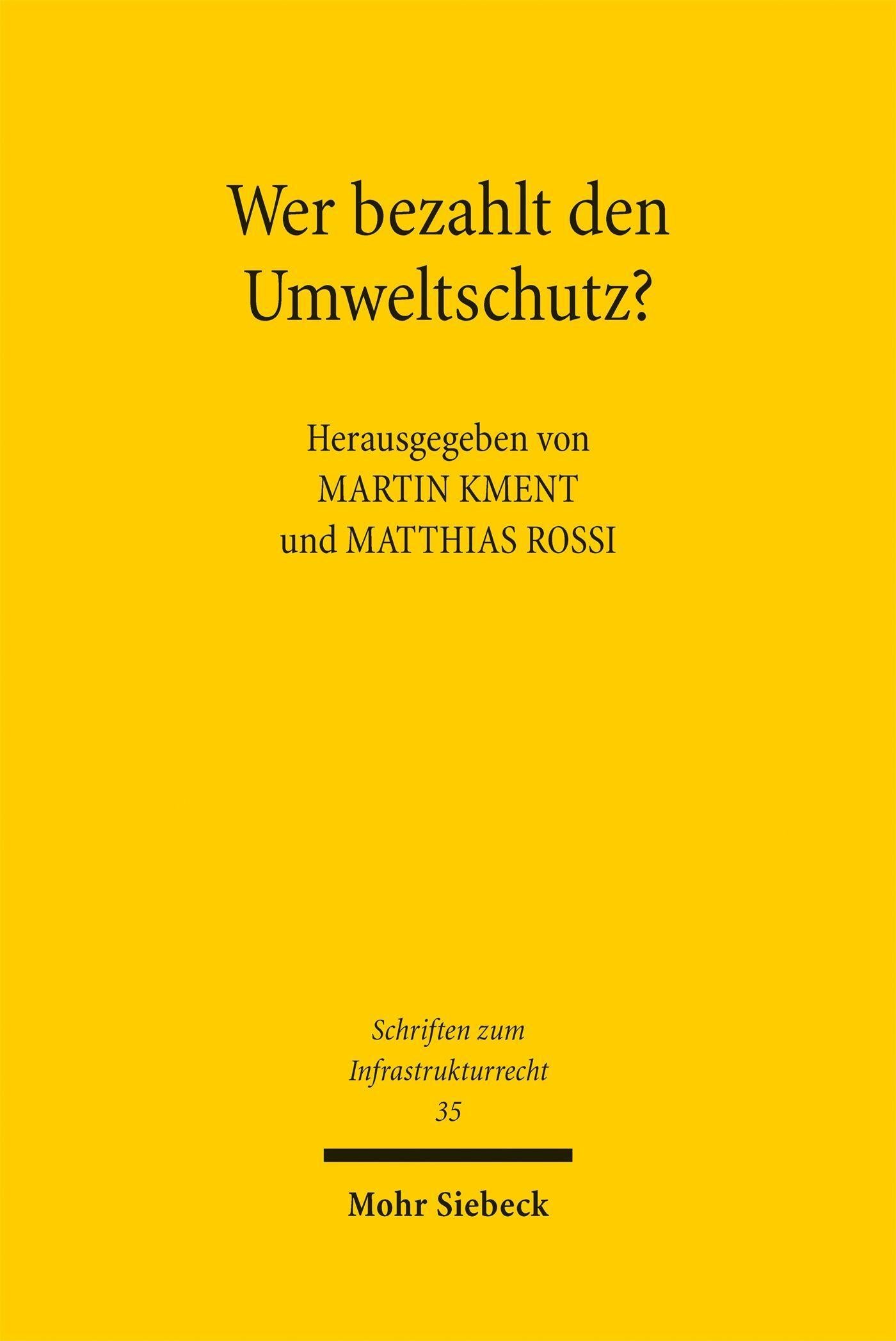 Wer bezahlt den Umweltschutz?