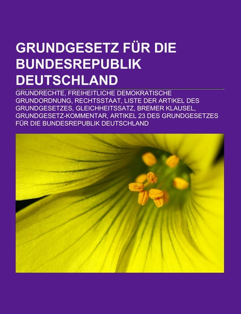 Grundgesetz für die Bundesrepublik Deutschland