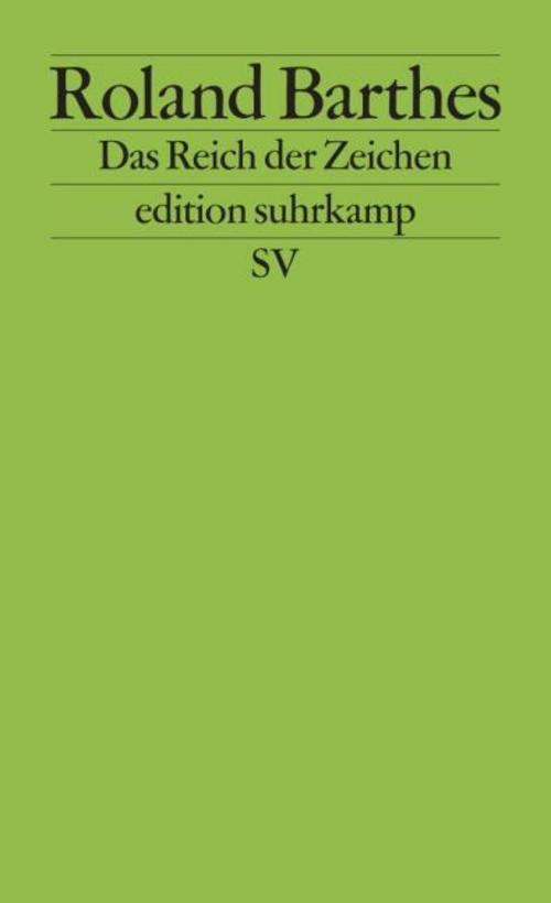 Buchcover: Das Reich der Zeichen