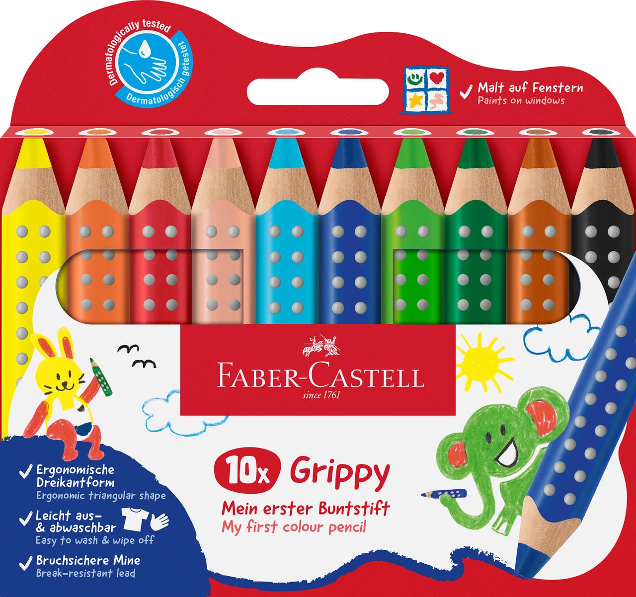 Grippy Buntstift 10er