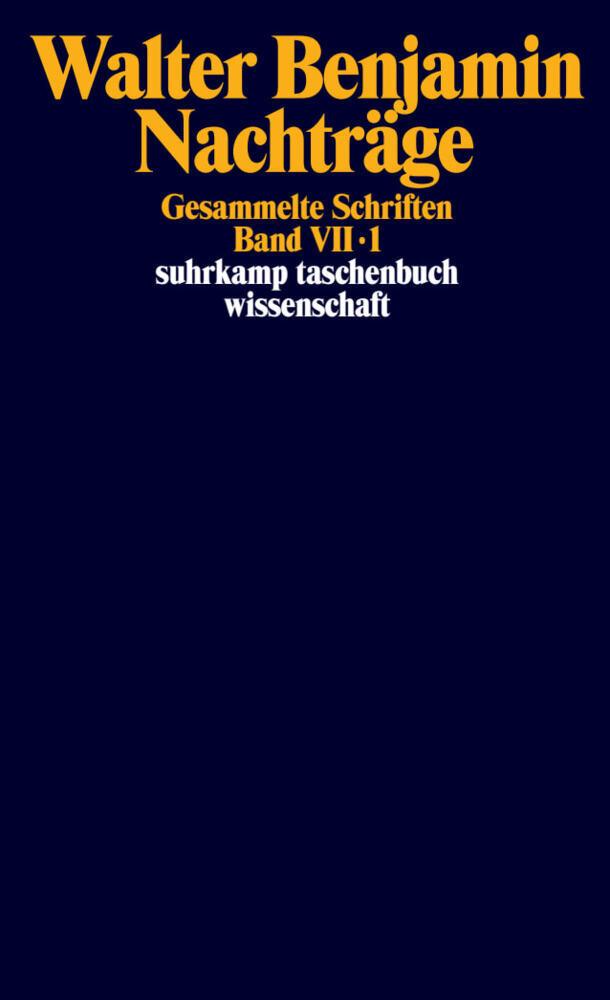 Buchcover: Gesammelte Schriften.Bd.7