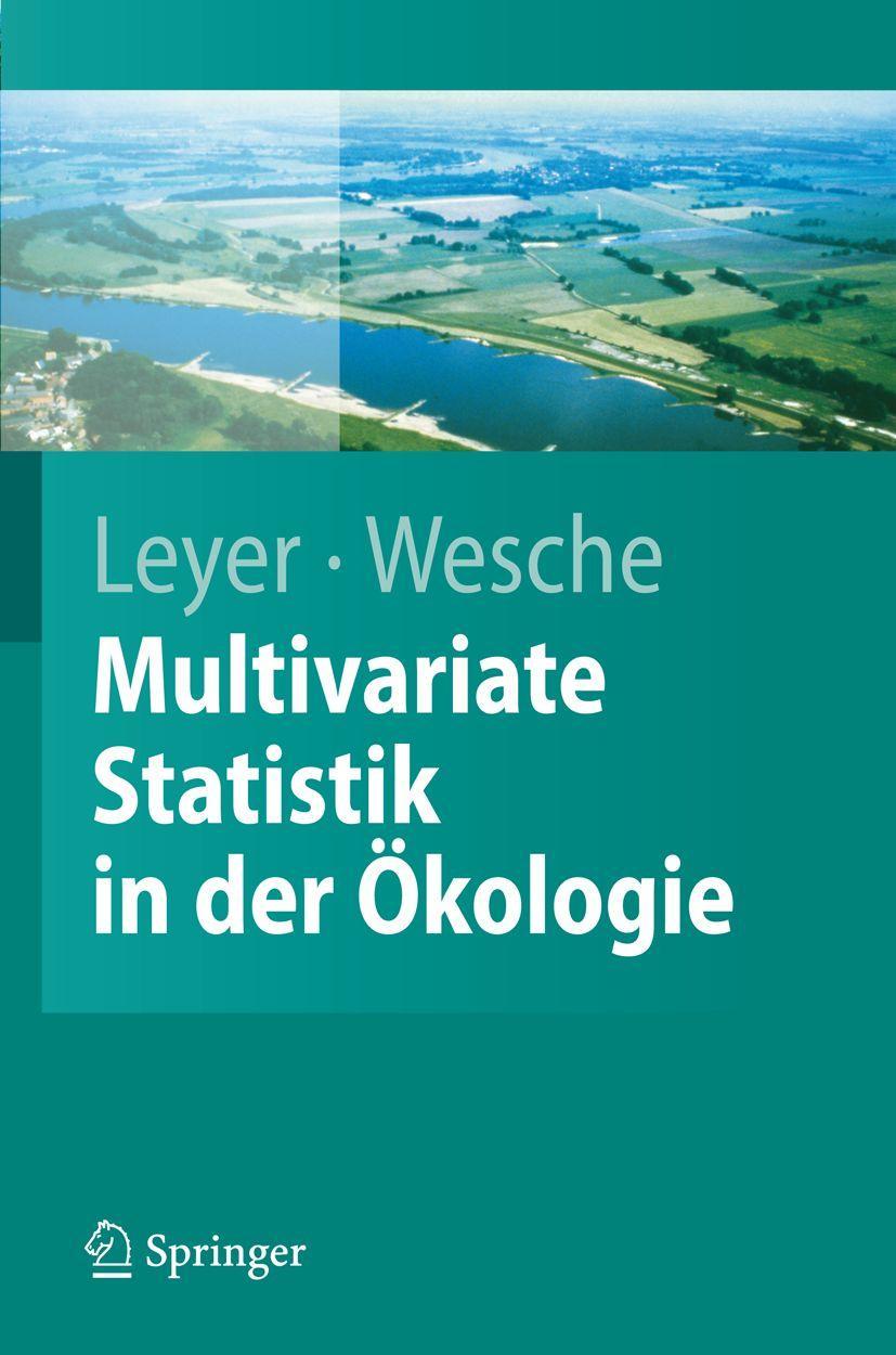 Buchcover: Multivariate Statistik in der Ökologie