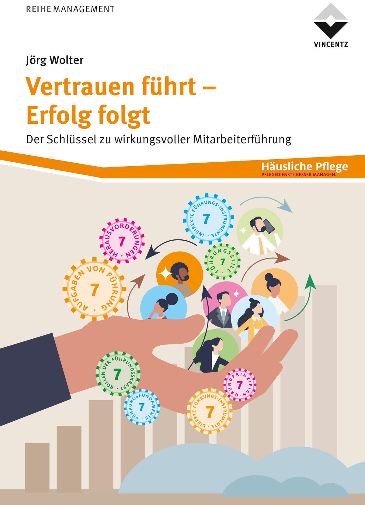 Buchcover: Vertrauen führt - Erfolg folgt