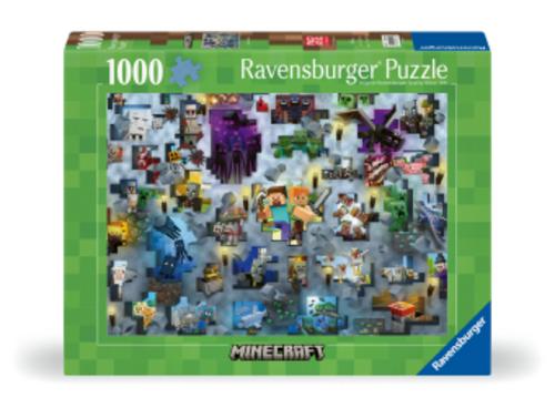Erwachsenenpuzzle 1000 Teile - Minecraft Mobs