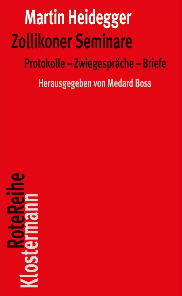 Buchcover: Zollikoner Seminare