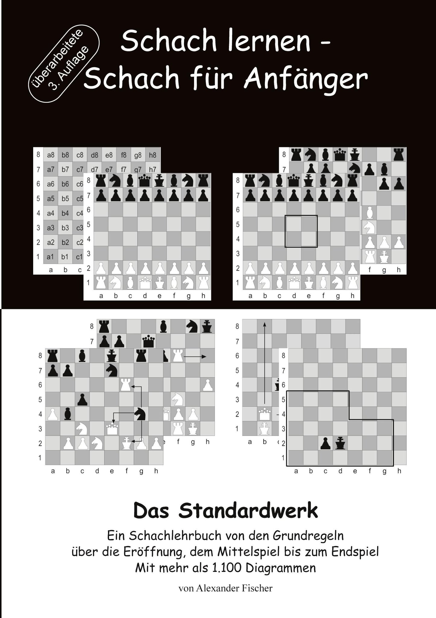 Buchcover: Schach lernen - Schach für Anfänger - Das Standardwerk