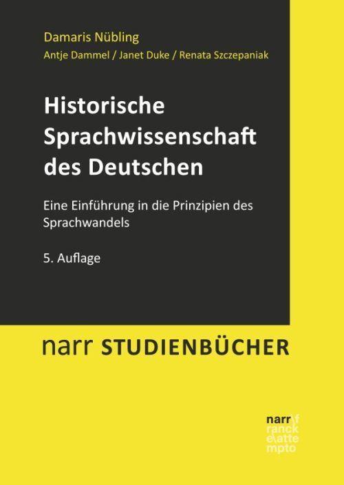 Buchcover: Historische Sprachwissenschaft des Deutschen