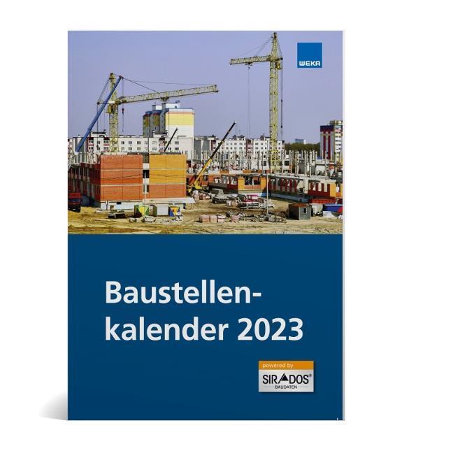 Buchcover: Baustellenkalender 2023