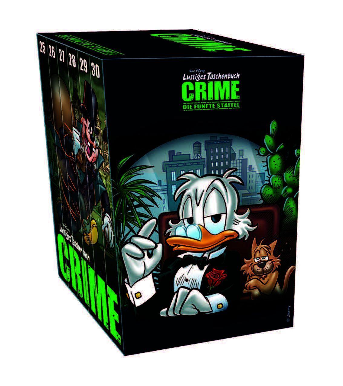 Buchcover: Lustiges Taschenbuch Crime Box - Die fünfte Staffel