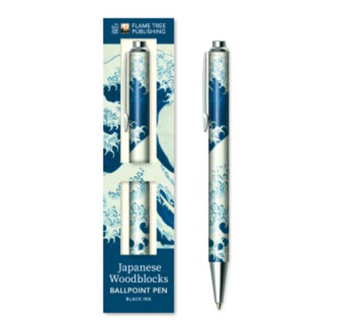 Buchcover: Premium Kugelschreiber: Katsushika Hokusai, Die große Welle