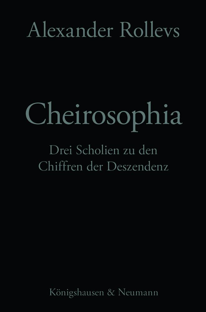 Buchcover: Cheirosophia