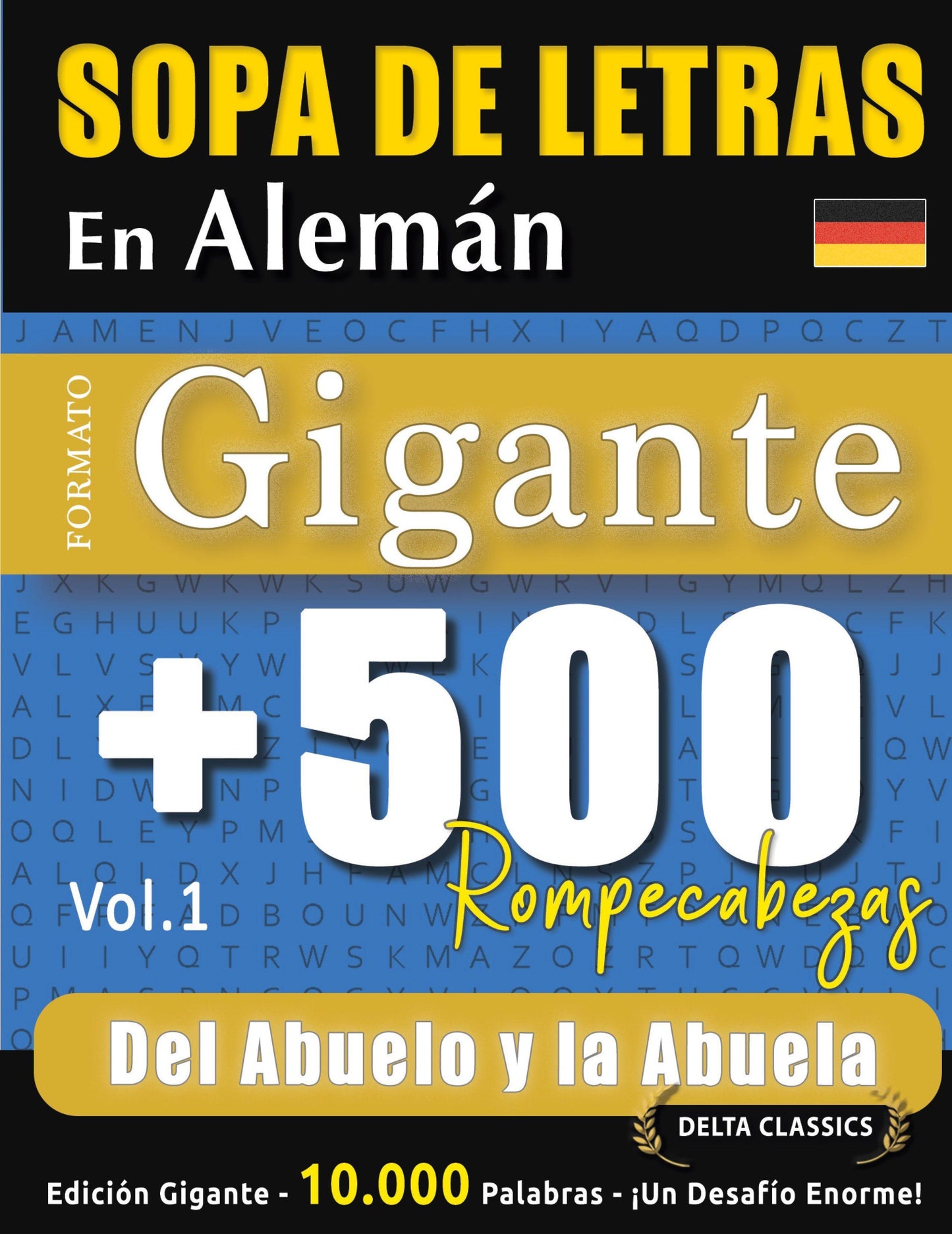 SOPA DE LETRAS EN ALEMÁN FORMATO GIGANTE