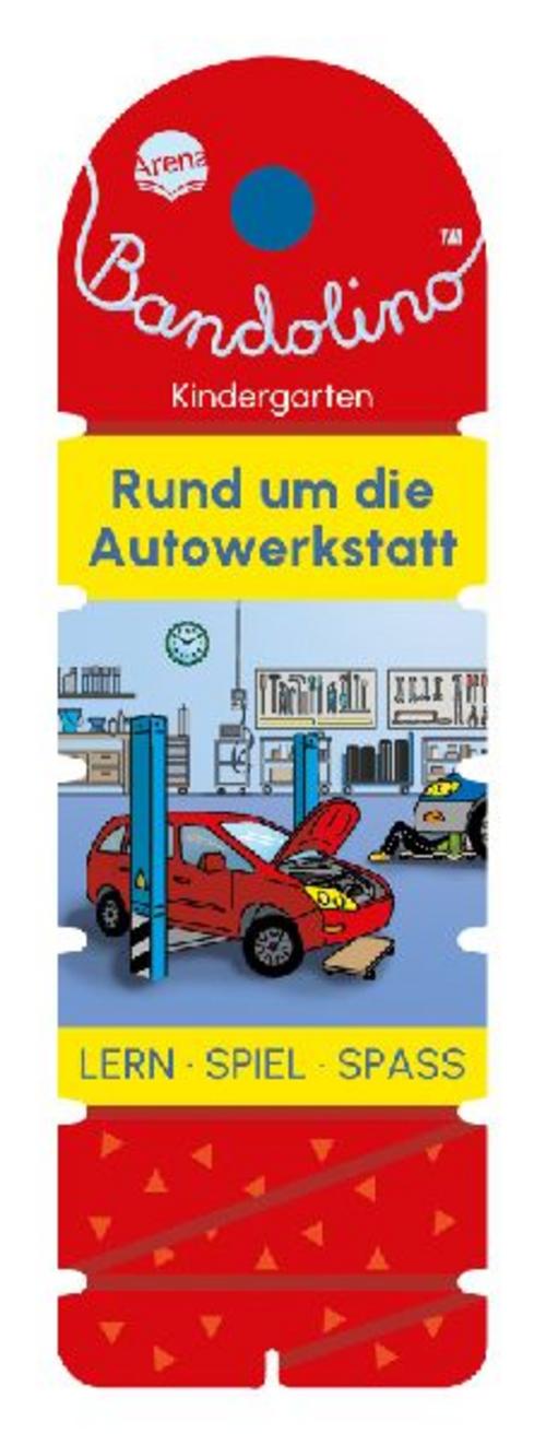 Bandolino. Rund um die Autowerkstatt: Lernspiel mit Lösungskontrolle für Kinder ab 4 Jahren