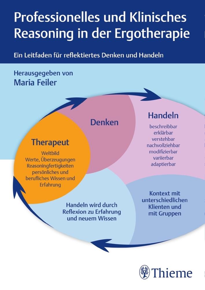 Buchcover: Professionelles und klinisches Reasoning in der Ergotherapie