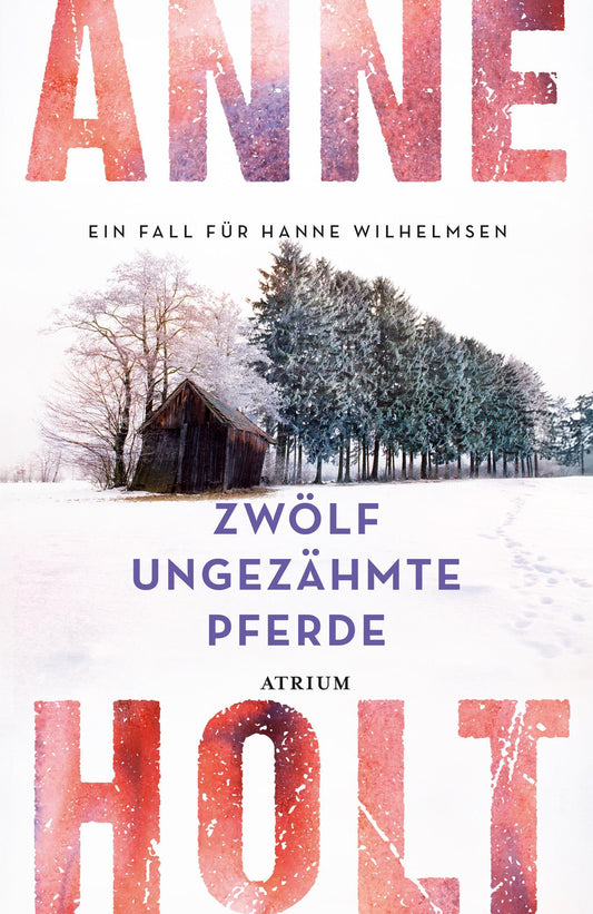 Zwölf ungezähmte Pferde