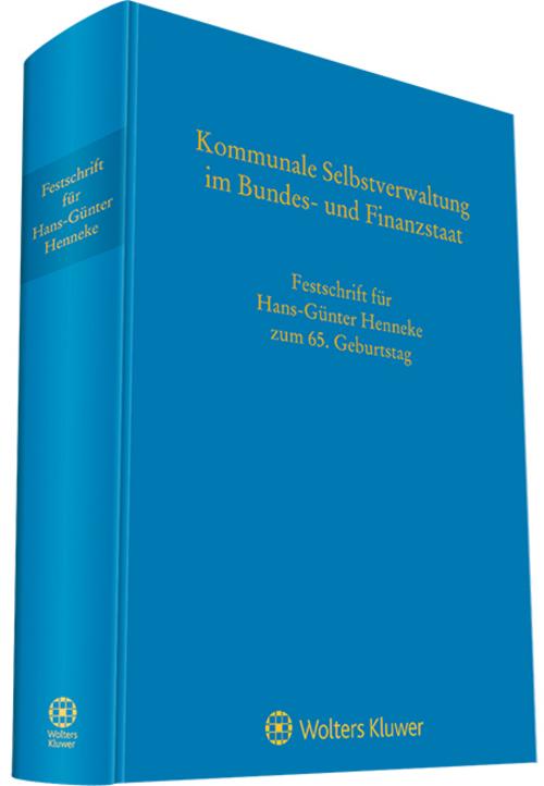 Festschrift für Hans- Günter Henneke zum 65. Geburtstag
