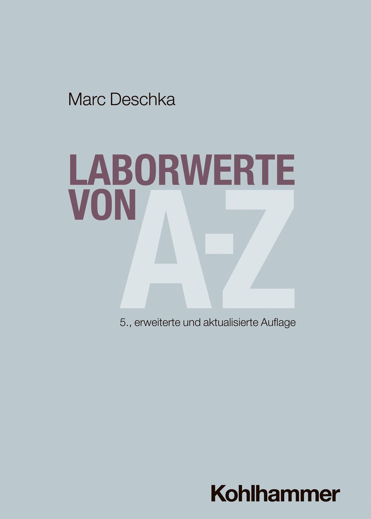Buchcover: Laborwerte von A-Z