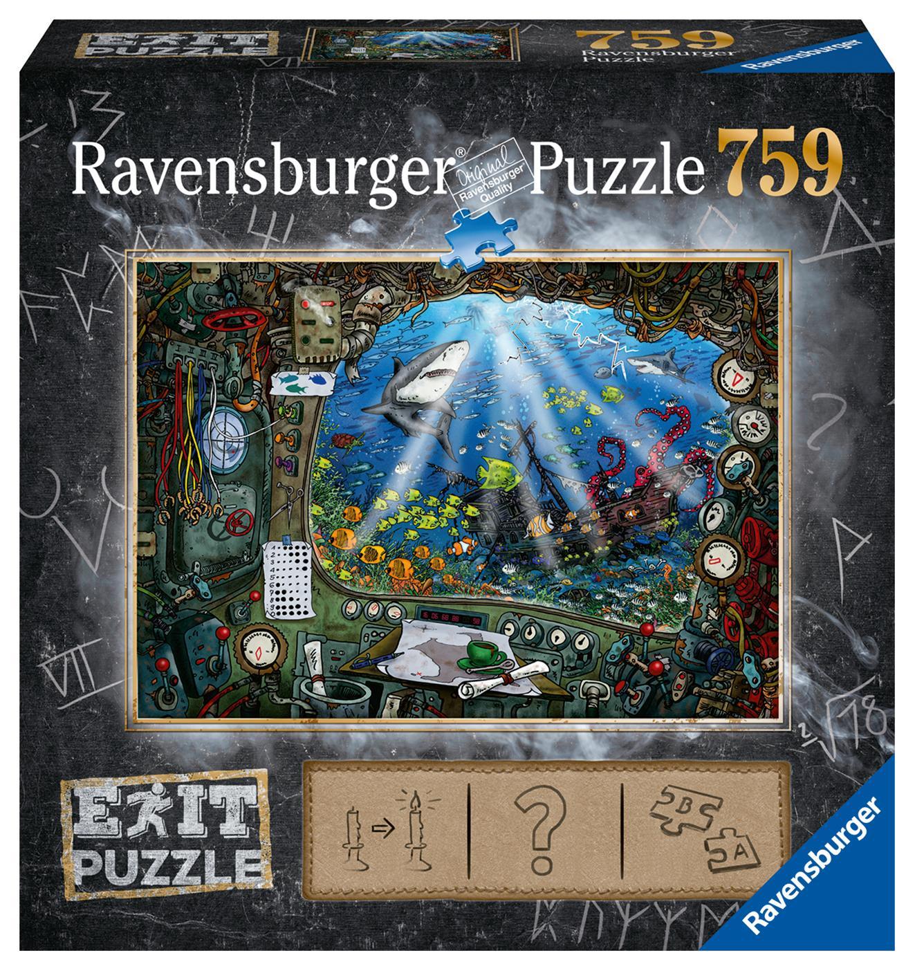 Erwachsenenpuzzle 759 Teile - Im U-Boot