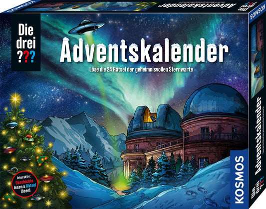 Die drei ??? Adventskalender 2025 - Löse die 24 Rätsel der geheimnisvollen Sternwarte